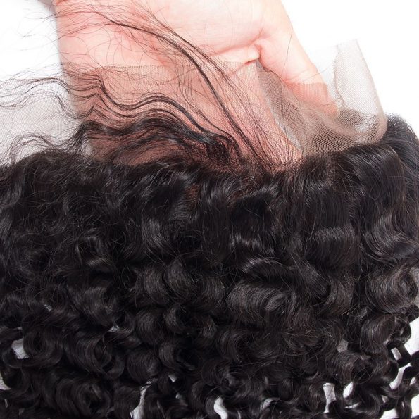 Curly Hair 4 Bundles With Frontal