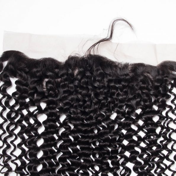 Curly Hair 4 Bundles With Frontal