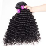 Deep wave Hair 4 Bundles With 6×6 Lace Closure