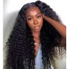 HD deep wave lace front wig