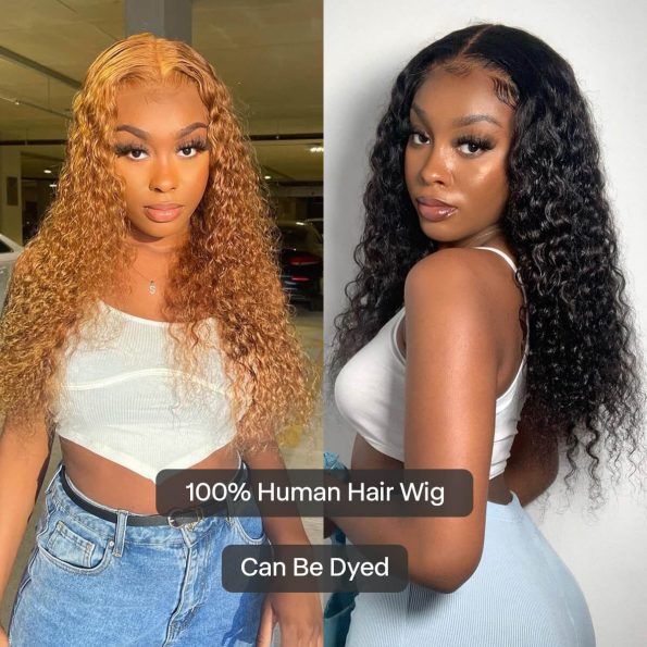 deep wave lace wig 5