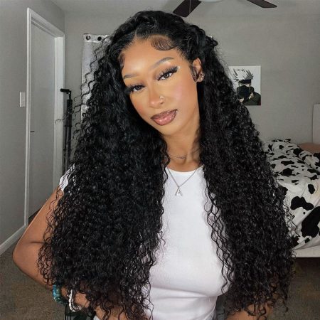 deep wave 13x6 full frontal pull go wig