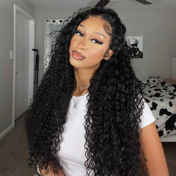 flash sale deep wave hd lace wig (2)