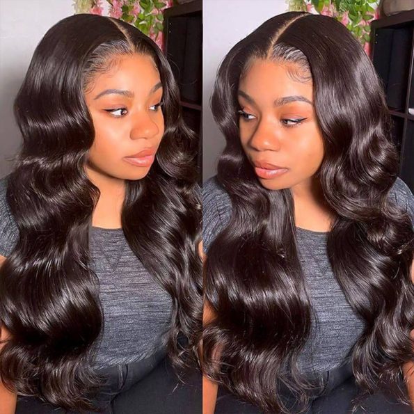 hd body wave lace front wig