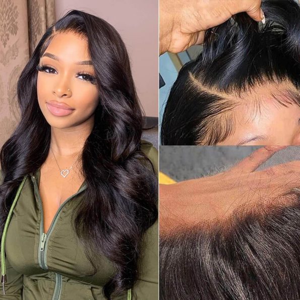 hd lace frontal wig body wave