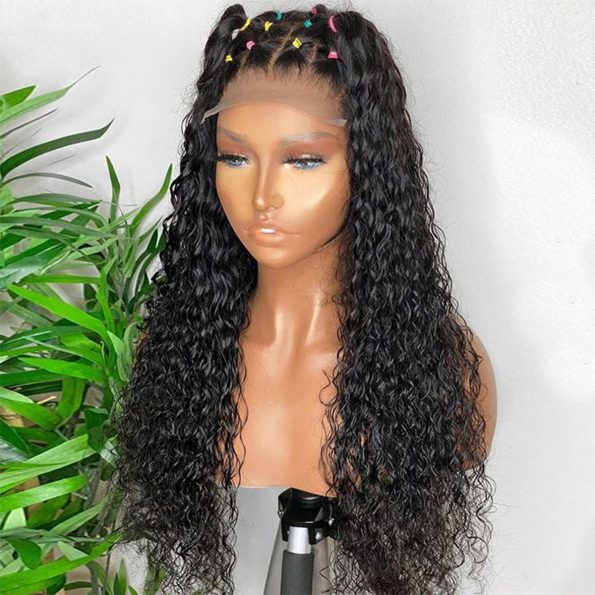 hd water wave closure wig10