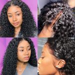 5×5 hd curly closure wig