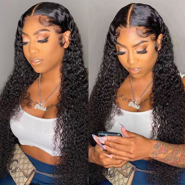 Curly HD Lace Closure Wigs