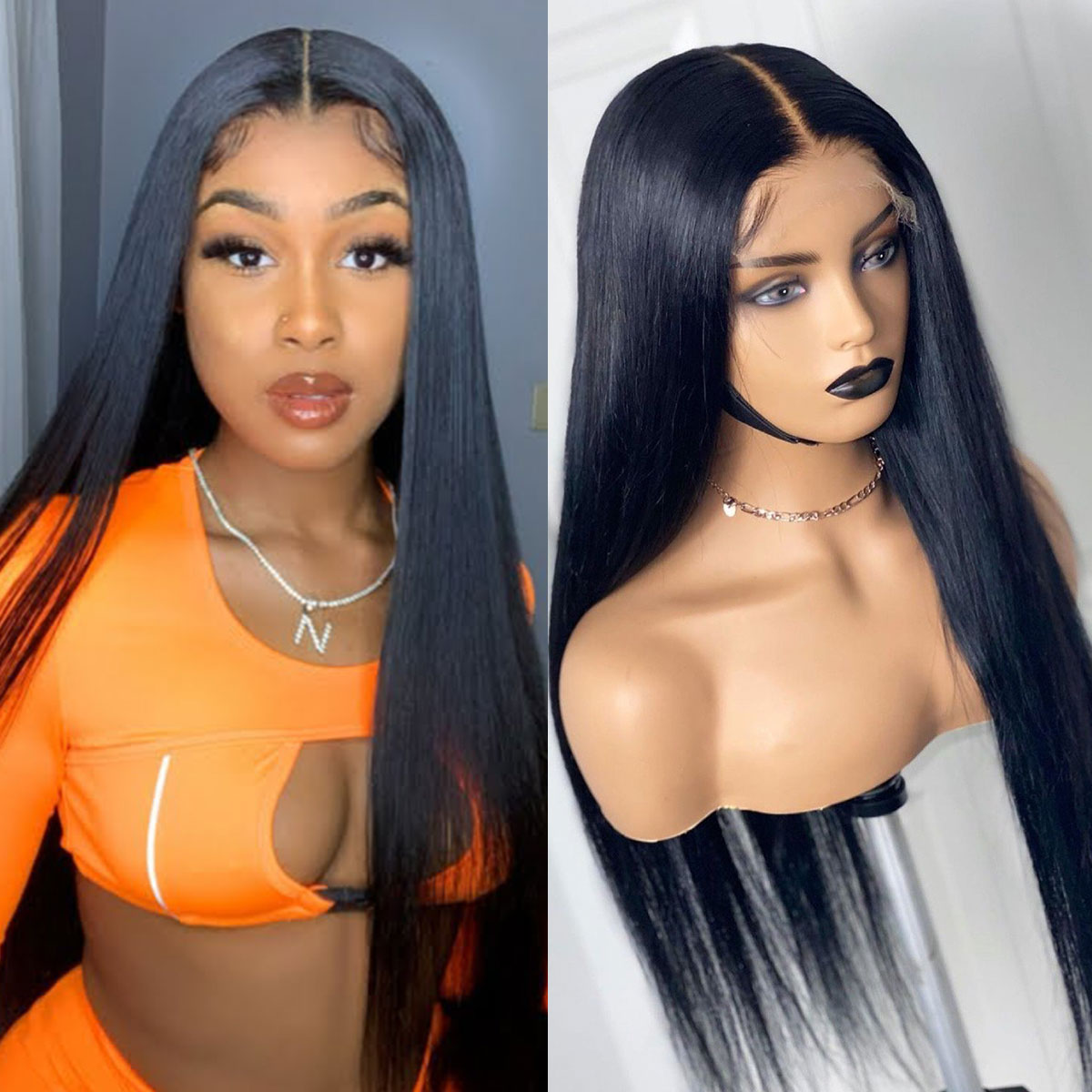 Straight HD Lace Front Wig