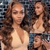 body wave highlight wig