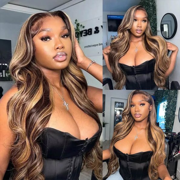 honey blonde hd lace frontal wig