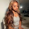 honey blonde hd lace frontal wig