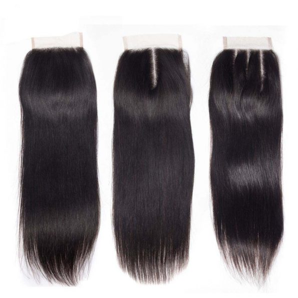 Straight Hair 3 Bundles With Closure