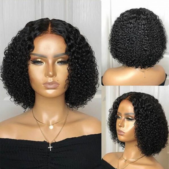 kinky curl bob wig