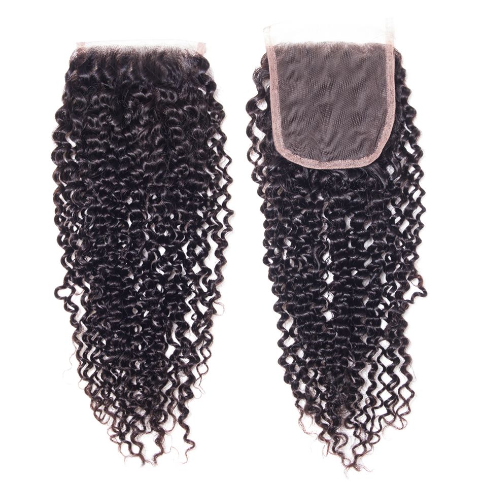 Kinky Curly 3 Bundles With Closure