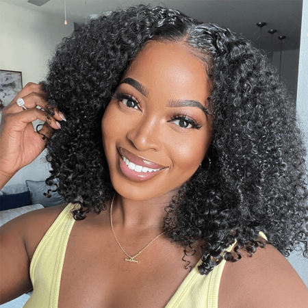 kinky curly bob wig (2)