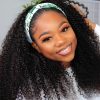 kinky curly headband wig human hair (1)