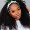 kinky curly headband wig human hair (1)