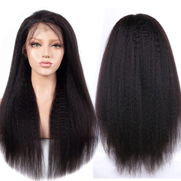 Kinky Straight 13×4 Lace Front Wig