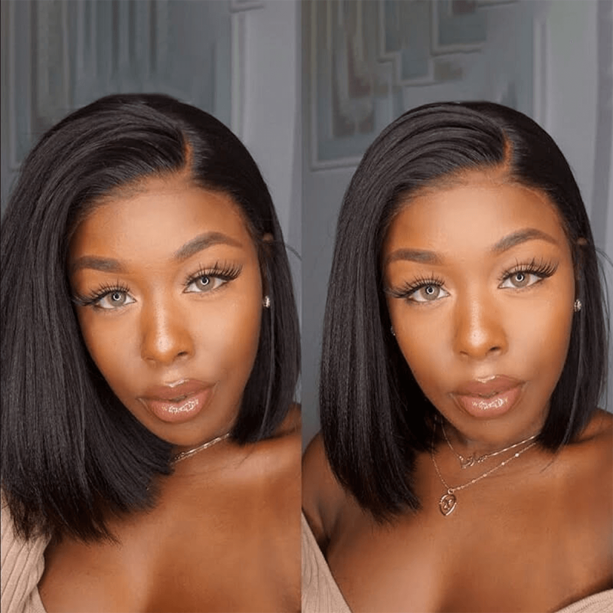 kinky straight bob wig (1)