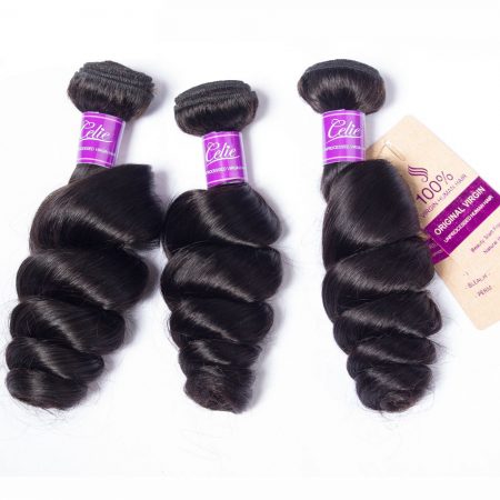 Loose Wave 3 Bundles With Frontal