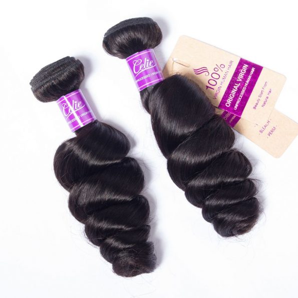 Loose Wave 3 Bundles With Frontal