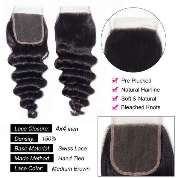 Loose Deep 4 Bundles With Closure