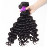 Loose Deep wave Hair 3 Bundles With 6×6 Lace Closure