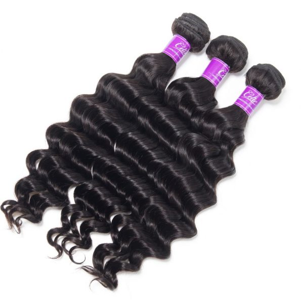 Loose Deep Wave 3 Bundles With Closure