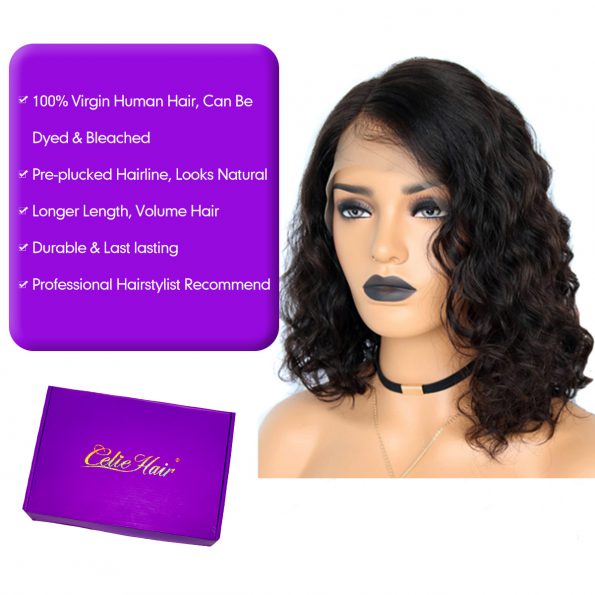 loose deep bob 13×4 lace front wig