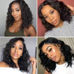 shor cut loose deep wave wig