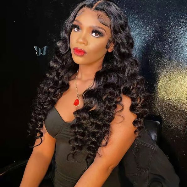 loose deep wave lace front wig (1)