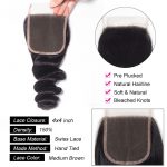 Loose Wave 3 Bundles With Closure