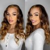 ombre brown body wave wig