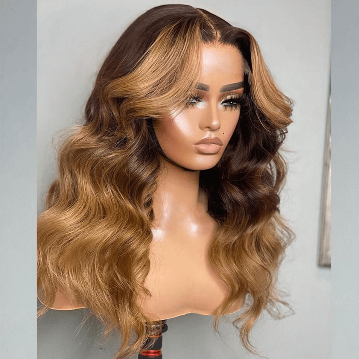 ombre highlight body wave wig (2)