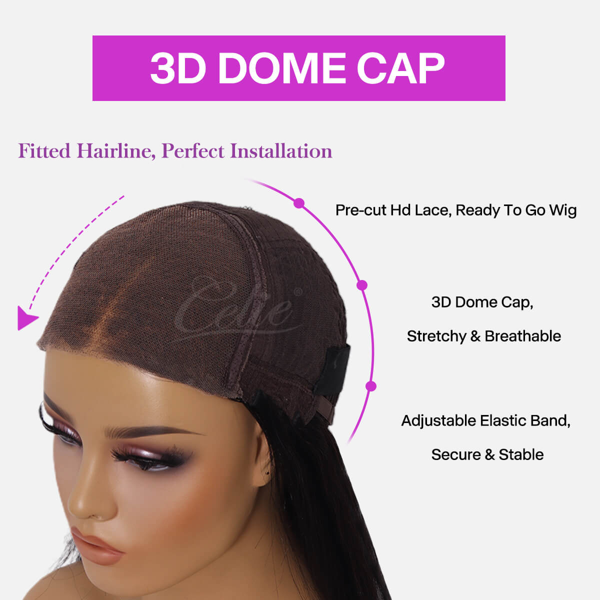 pre cut glueless wig
