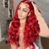 6×5 red colored wear go wig