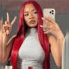 red hair straight lace front wig (1)