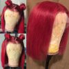 red bob wig