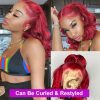 red bob wig