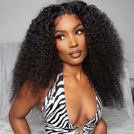 silk base kinky curly mid length wig (4)