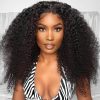 silk base kinky curly mid length wig (4)