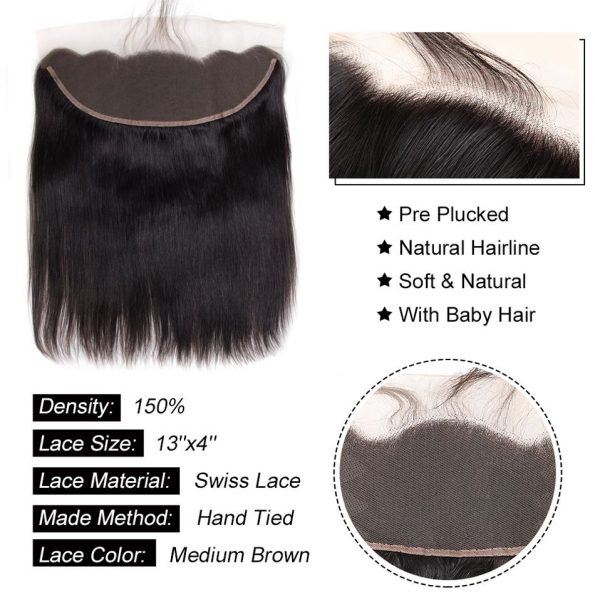 Straight Hair 13×4 Lace Frontal