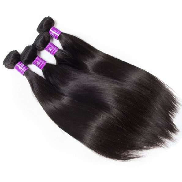 Straight Hair 4 Bundles With Closure