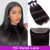 straight hair bundles with hd lace frontal