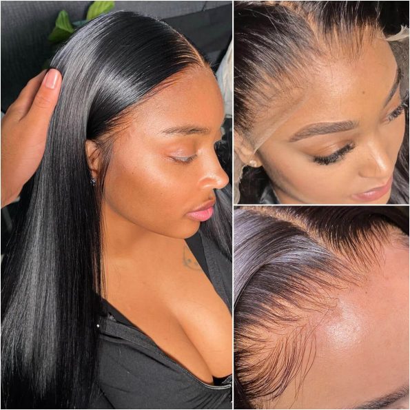 straight hd lace frontal wig