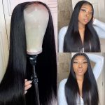 5×5 straight closure wig8174