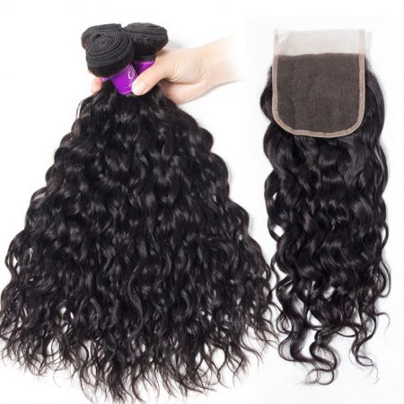 Water Wave 3 Bundles With Closure