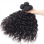 water wave Hair 4 Bundles With 6×6 Lace Closure