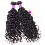 water wave Hair 3 Bundles With 6×6 Lace Closure
